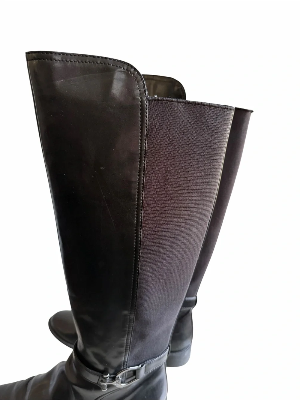Anne Klein 7.5 US / 5.5 UK Classic Black Knee-High Women's Riding Boots Carlene